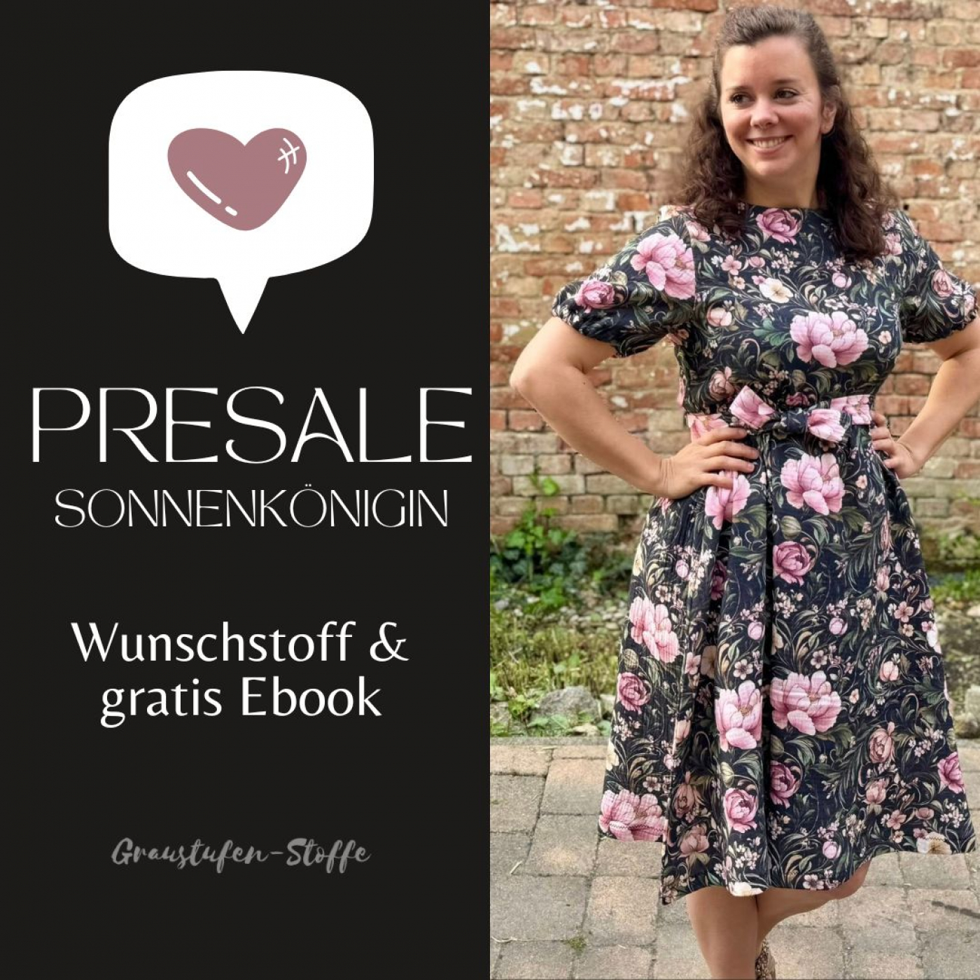 Dein Presale-Paket mit Gratis Schnittmuster: Kleid Sonnenkönigin  und Wunscheigenproduktion